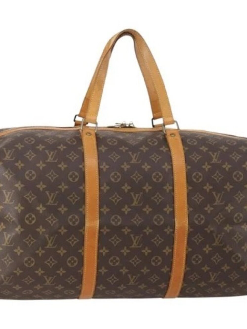 LOUIS VUITTON Monogram Sac Souple 55 Boston Bag M41622 LV Auth YKZ1262